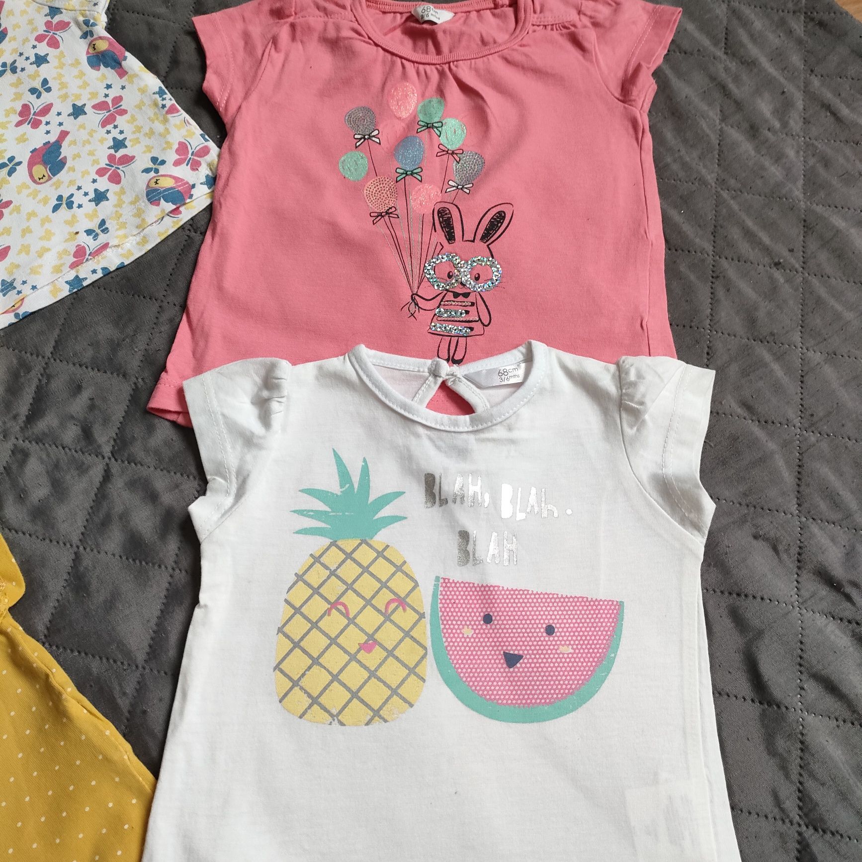 Koszulki/T-shirt rozm. 68 (cena za 5)