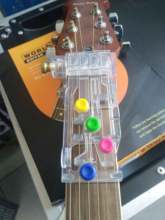 Guitar Buddy toque guitarra facilmente sistema inovador para iniciados