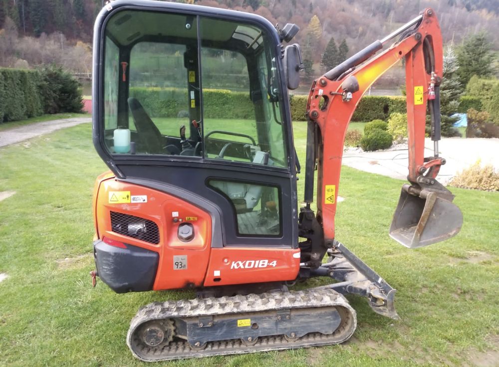 Minikoparka Kubota kx18 4 rok 2020