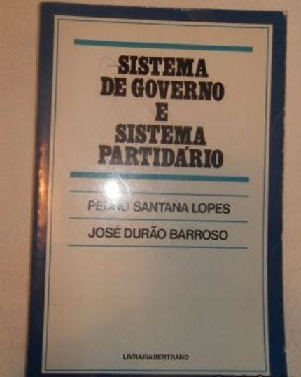 Livro "Sistema de Governo e Sistema Partidário"