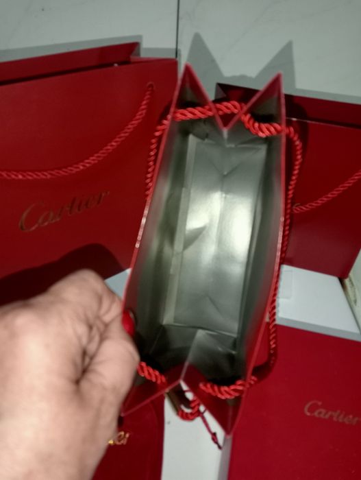 Пакет подарочный Cartier, ,лента