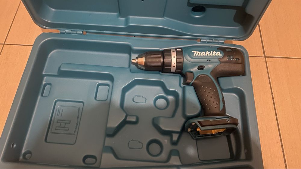 Makita 18v. Wkrętarka dhp453 udar+walizka. Nowe