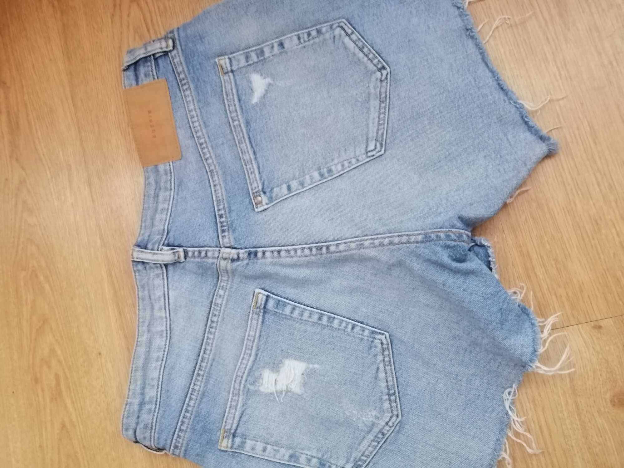 Spodenki jeans krótkie Denim r. 40