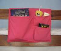 Organizer - kieszonki na łóżko Ikea Stickat różowy