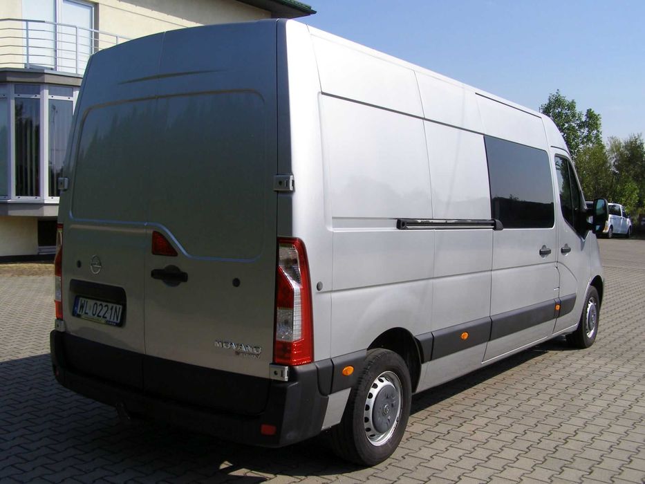 OPEL MOVANO 2,3 BiTurbo, L3H2, Brygadówka - 7 miejsc, salon PL