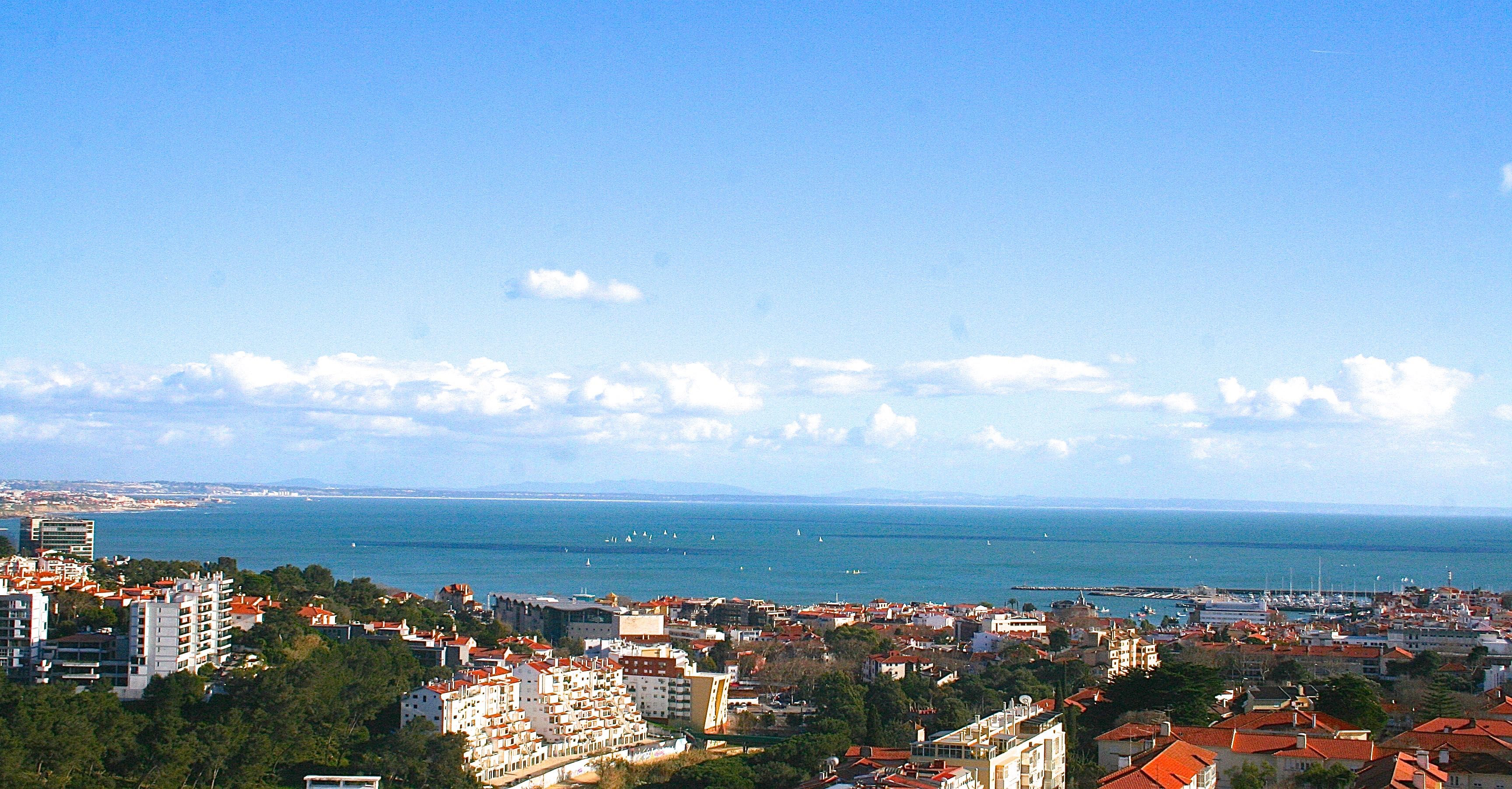 PENTHOUSE CASCAIS T3 vista panorâmica mar e serra