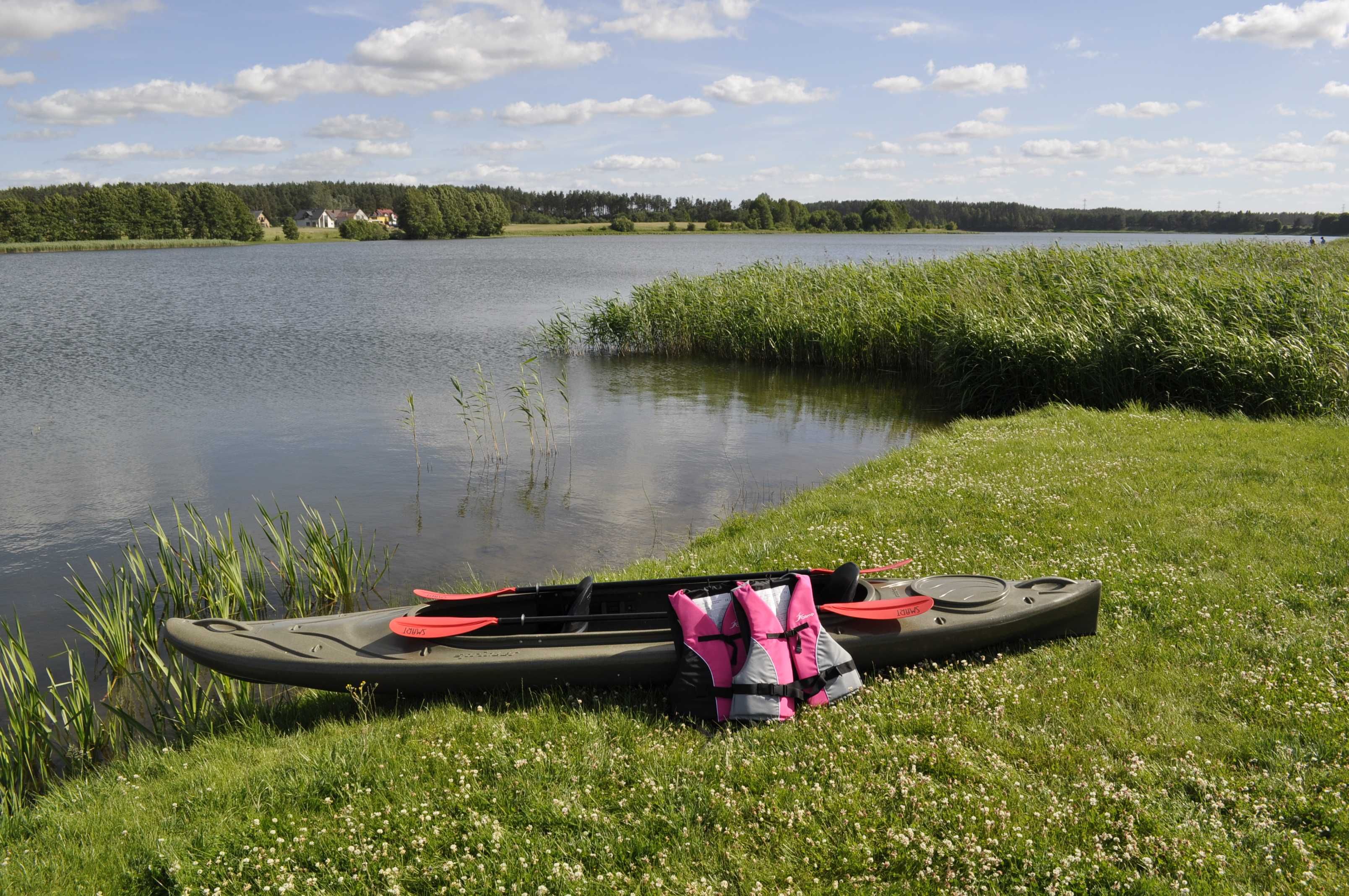 Apartament JANETTA -  domek całoroczny nad jeziorem z balią i jacuzzi
