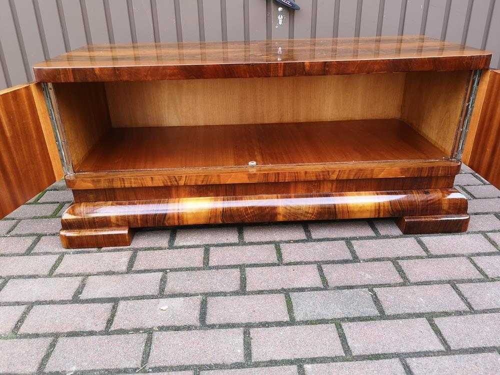 Komoda ART-DECO Orzech Niska Stara Antyk Politura Po Renowacji Okazja.