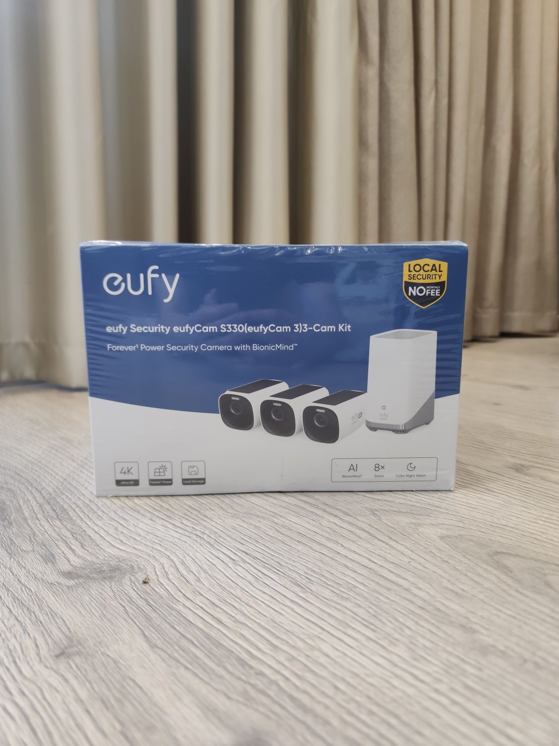 Комплект відеоспостереження Eufy S330, eufyCam 3 3-Cam Kit