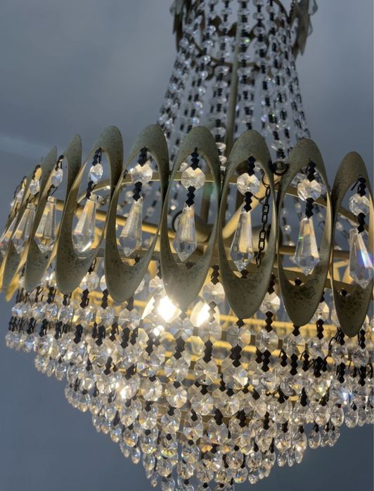 Candeeiros de cristal de teto