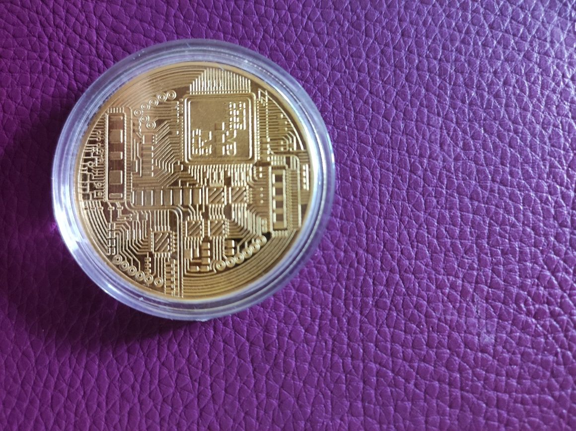 Moneta kolekcjonerska Bitcoin