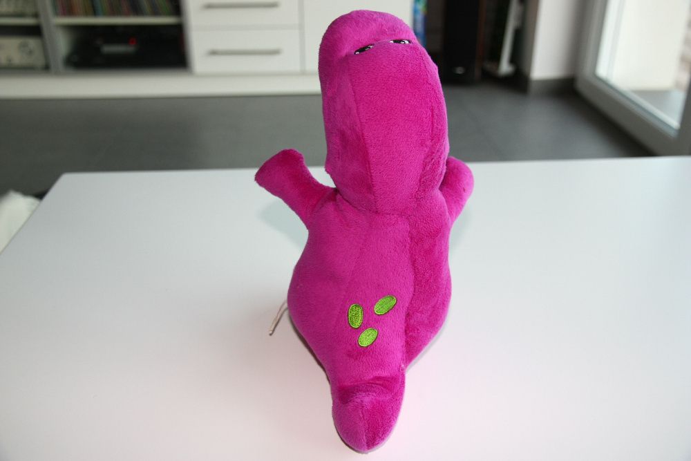 2 szt. maskotki Barney i przyjaciele Barney 30 cm Baby Bob 20 st. bdb+