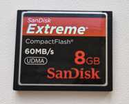 Karta pamięci CF Sandisk Extreme 8gb 60mbs