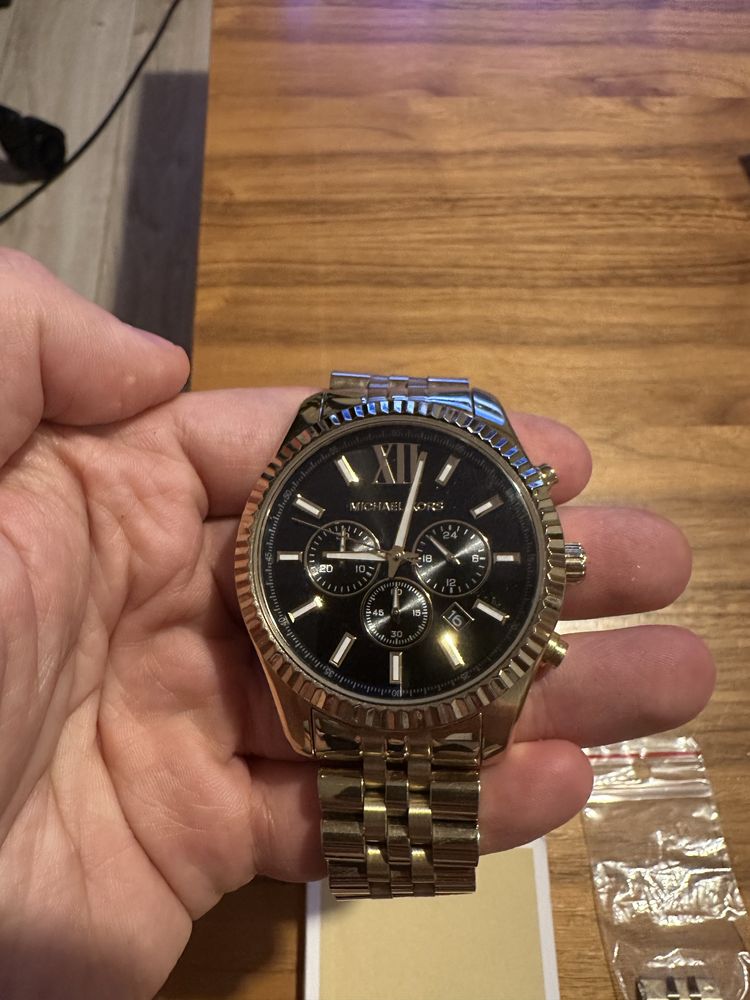 Zegarek Michael Kors pozlacany