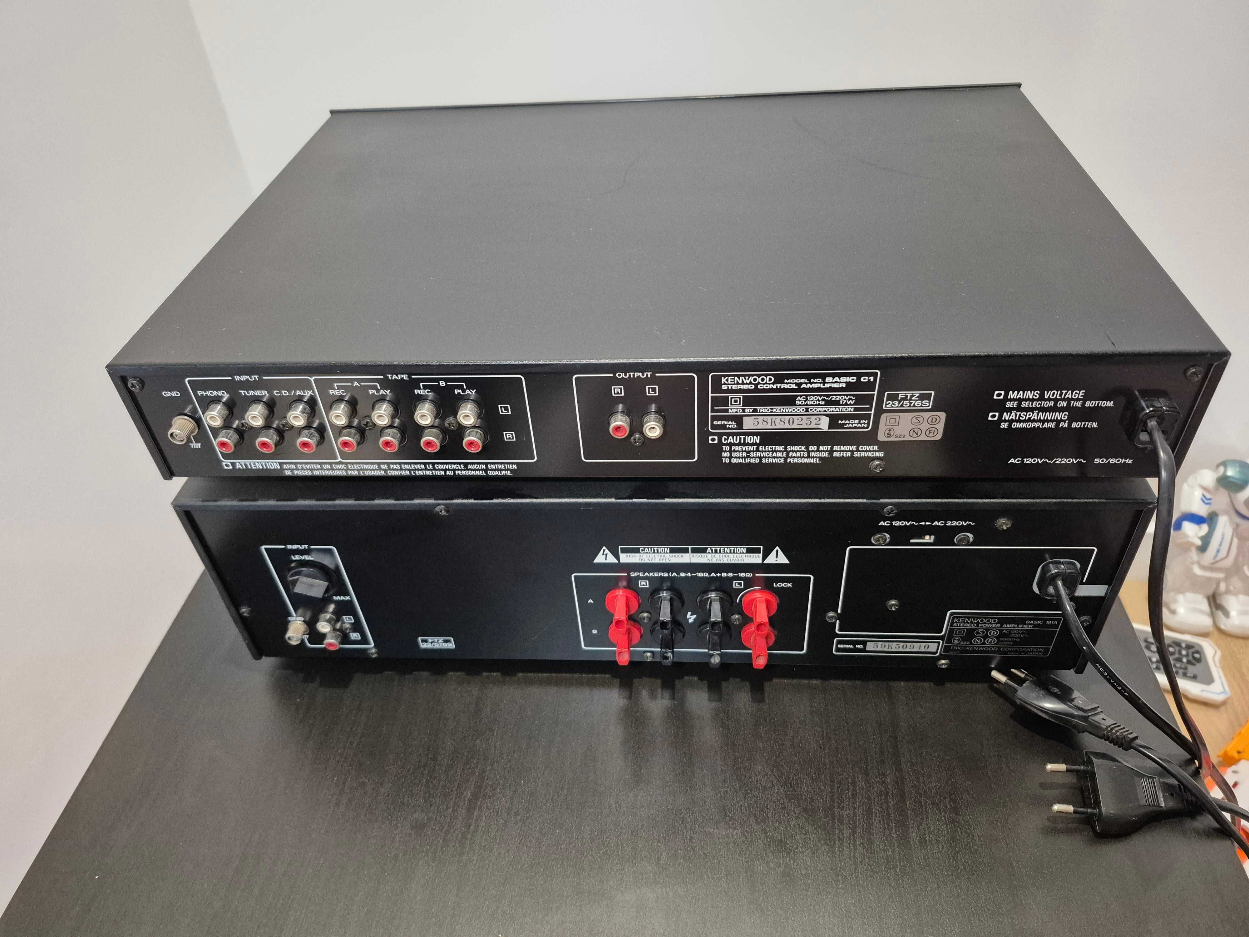 Kenwood Basic M1A + Basic C1 końcówka mocy i przedwzmacniacz