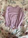 House bluza liliowa oversize pastel basic miękka M S casual streetwear