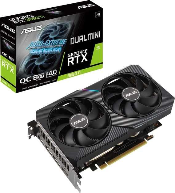 Гарантія! RTX 3060Ti 8GB Asus Dual Mini OC Ігрова відеокарта ТехноБро