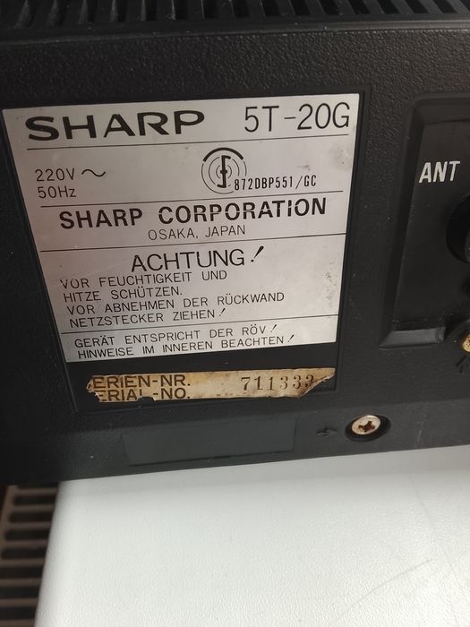 radio sharp sprawne