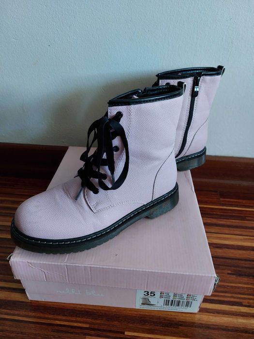 Kozaki trzewiki dziewczęce zimowe rozmiar 35