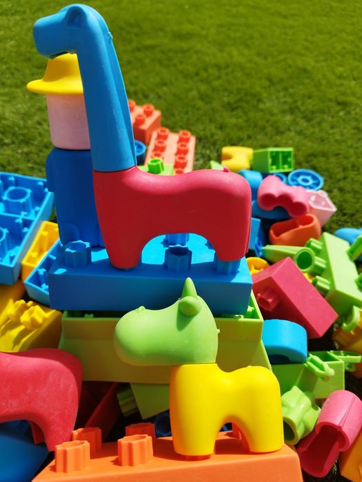 Legos de borracha até os 3 anos