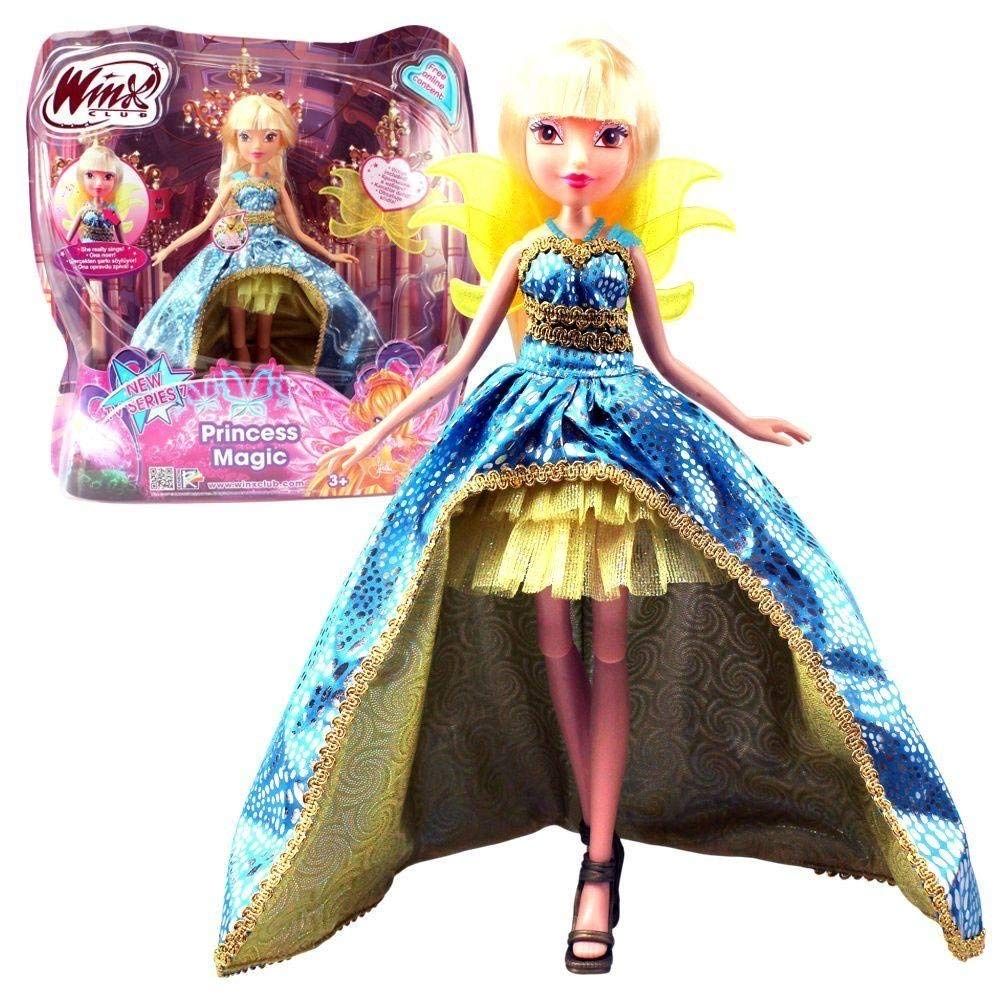 Кукла лялька Winx Поющие Принцессы Блум Стелла оригинал з крилами