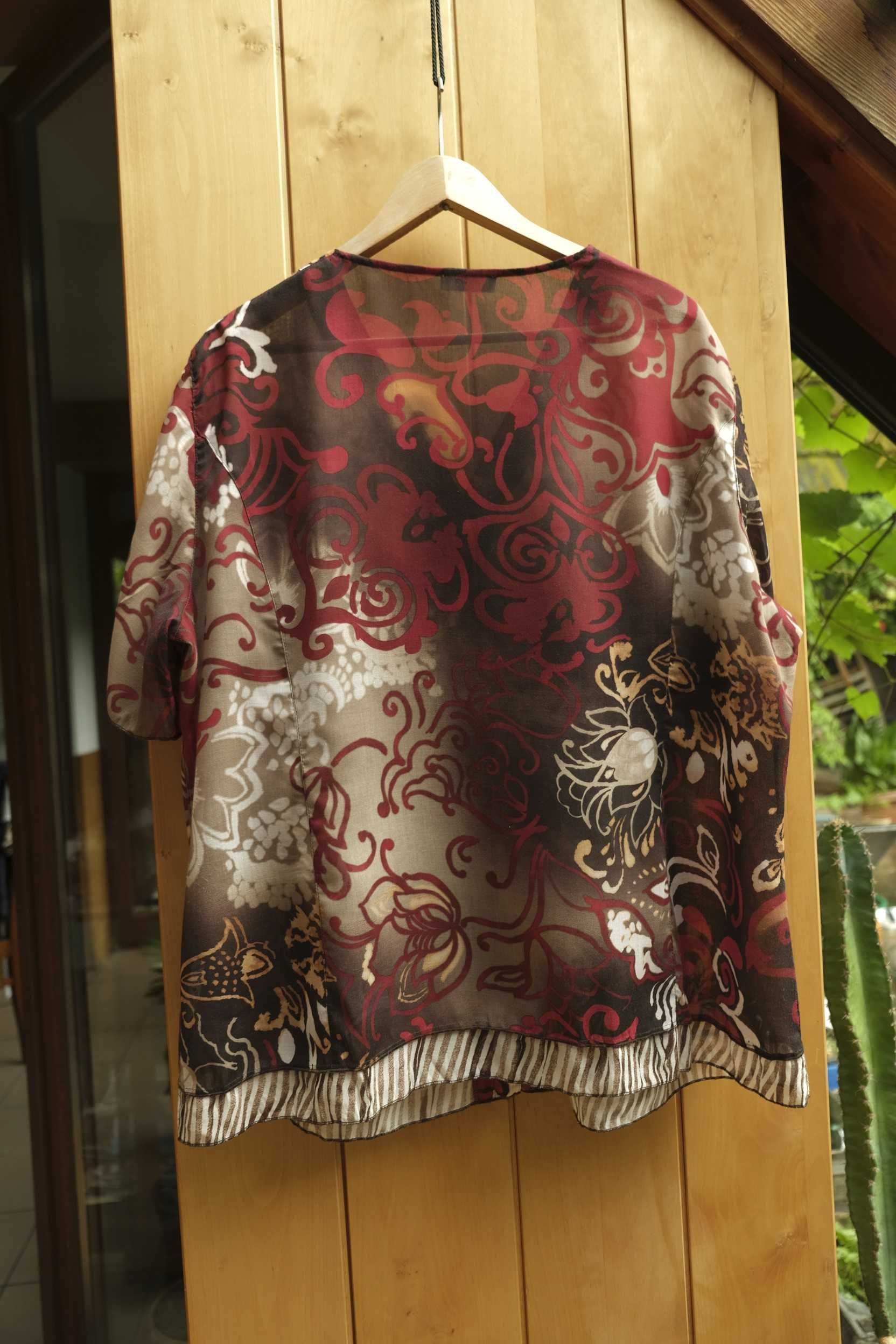 Letnia zwiewna lekka bluzka Bonita etniczna hippie boho african style