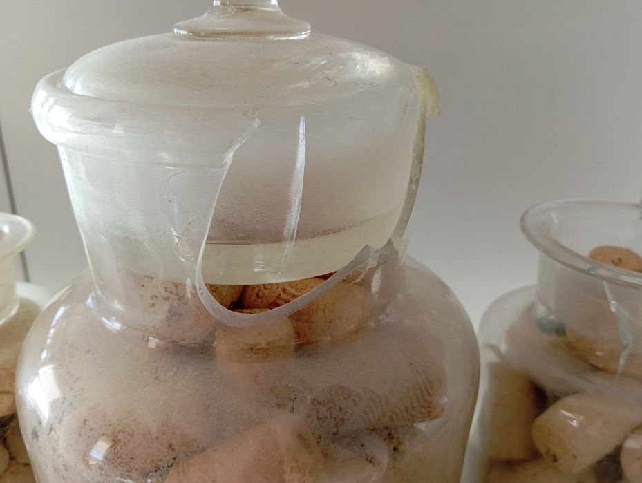 Vários Frascos de Vidro Antigos