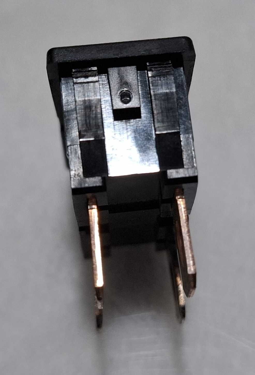 Włącznik, przełącznik klawiszowy ON/OFF, czarny, Alps, 1,5x3cm, 4pin.