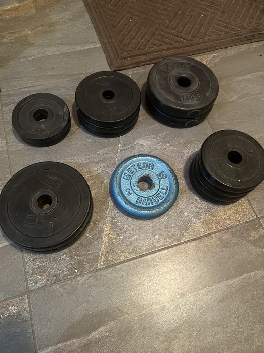 Zestaw obciążeń 15,75 kg – talerze 1–2 kg