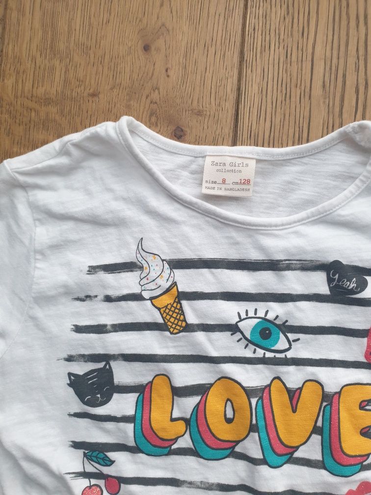 T shirty bluzki krótki rękaw Zara Reserved 128