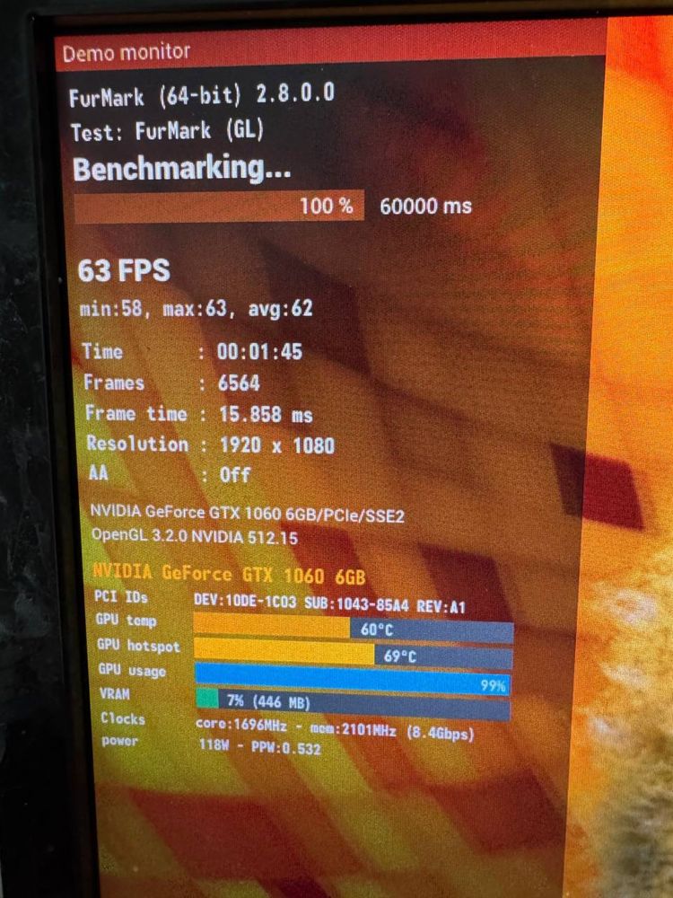 Відеокарта Asus GTX 1060