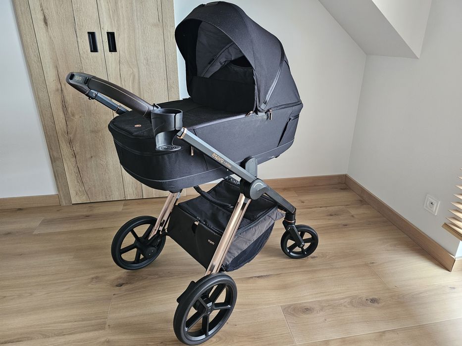 Espiro Miloo Wózek Wielofunkcyjny 2w1 Diamond Black / Stan idealny
