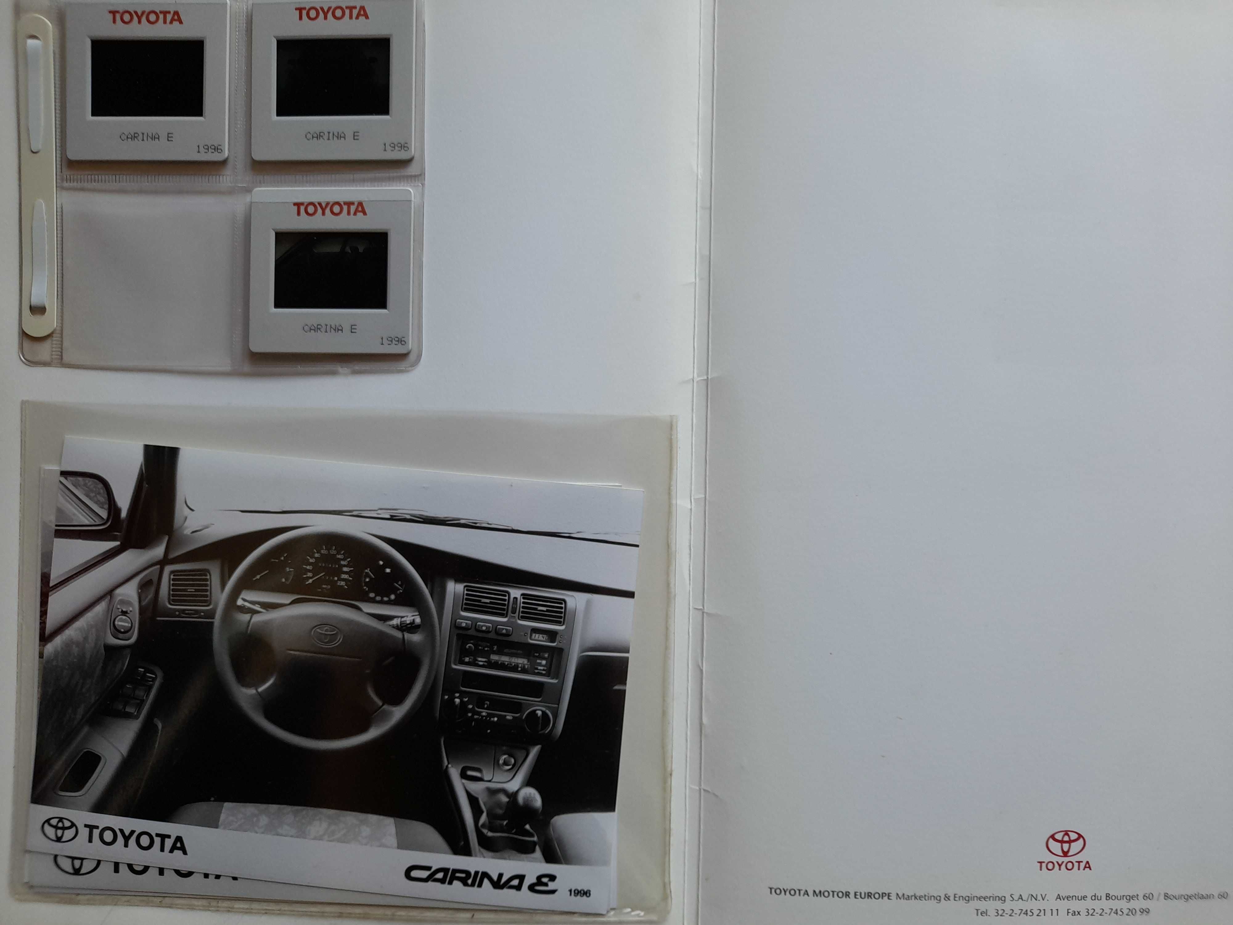 TOYOTA Carina E zestaw prasowy, press kit rok 1996