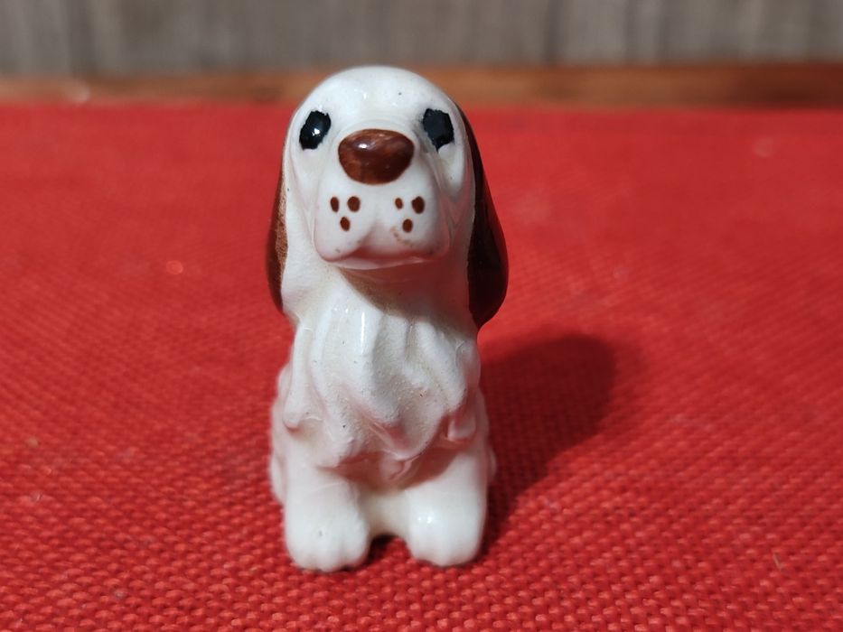 Figurka psa setera, PRL  Kuka Wojciech Rydz