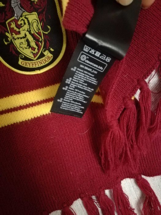 Cachecol de lã Harry Potter