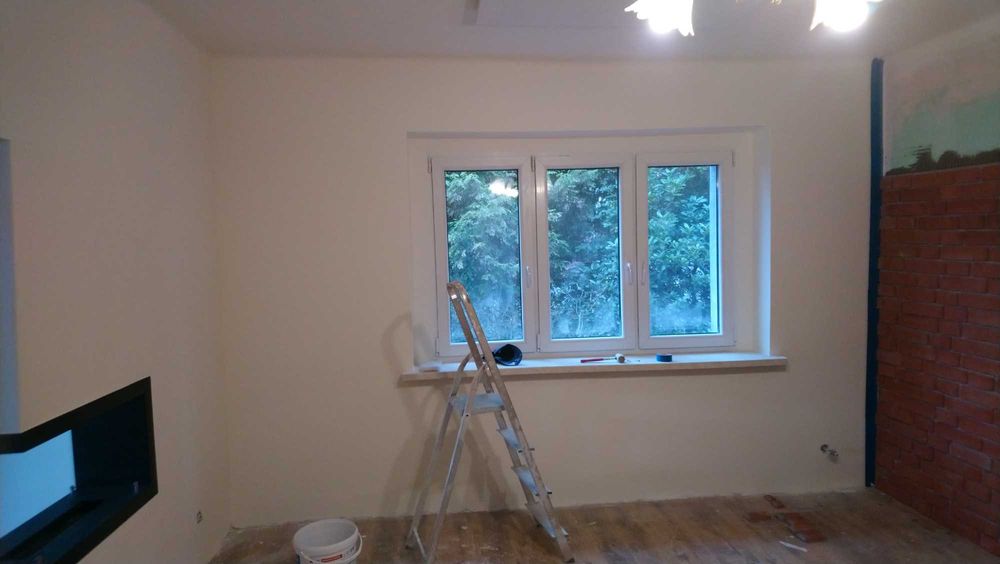 Malowanie ścian układanie montaż paneli składanie mebli złota rączka