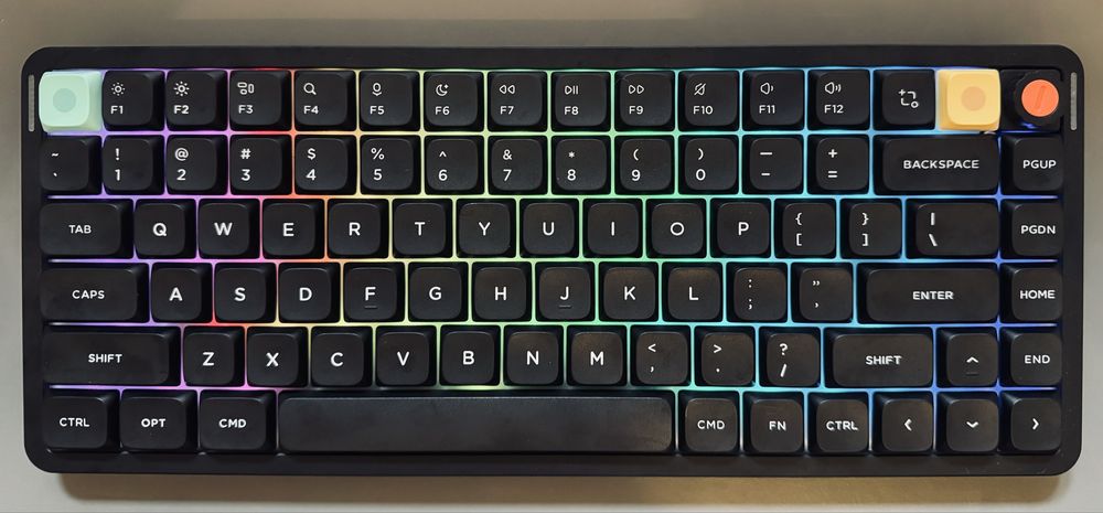 Klawiatura mechaniczna Nuphy Air 75 v3 + oak wrist rest
