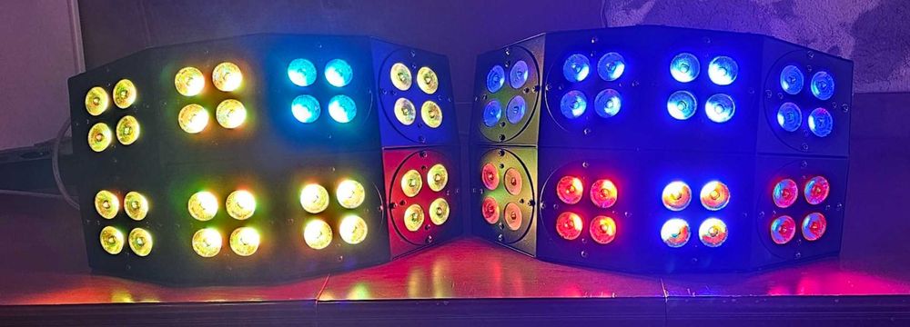 Oświetlacz efekt LED RGB Involight OB350- cena za sztukę