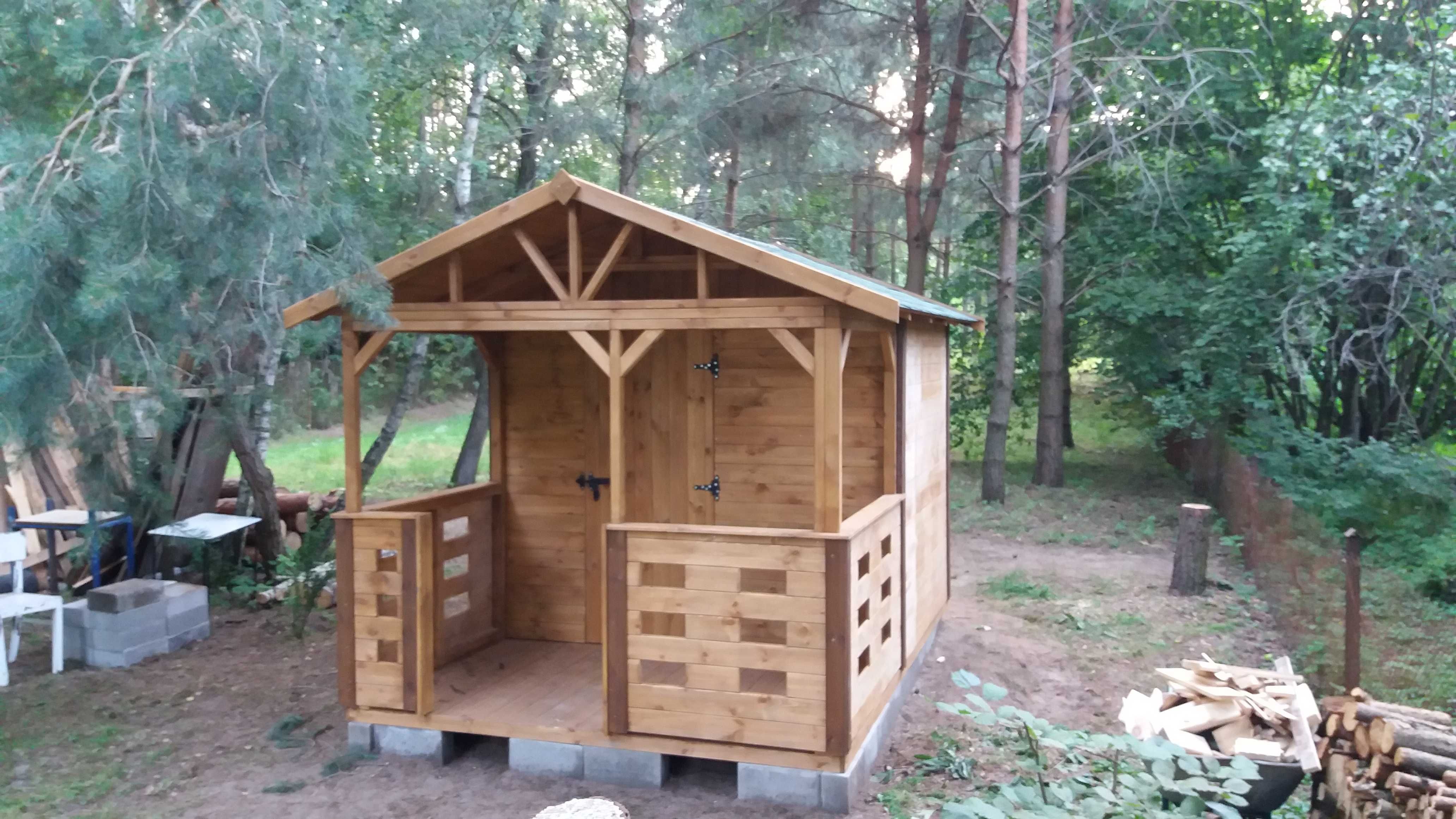 domek narzędziowy, domek drewniany, działkowy, ogrodowy, mały,