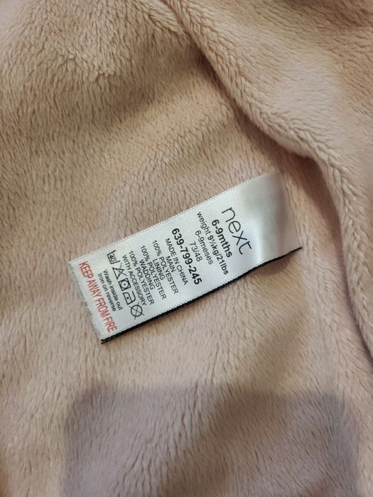 Kombinezon zimowy niemowlęcy next rozm 74 (6-9 m-cy)