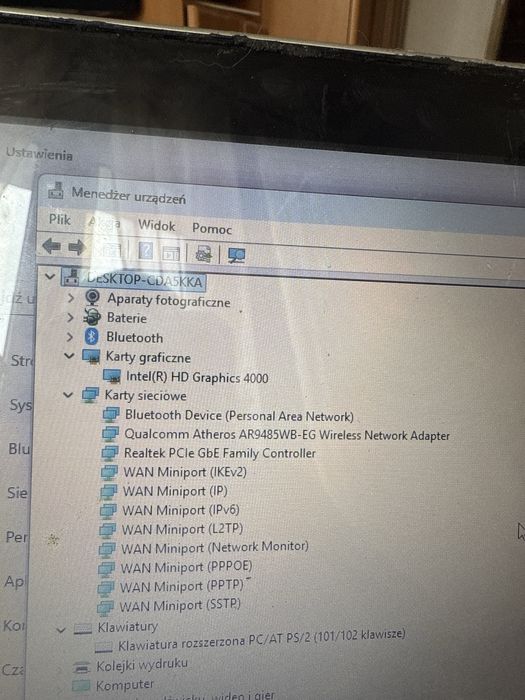 Laptop Sony Vaio SVT1311M1ES i5 z matrycą dotykową win 25H2