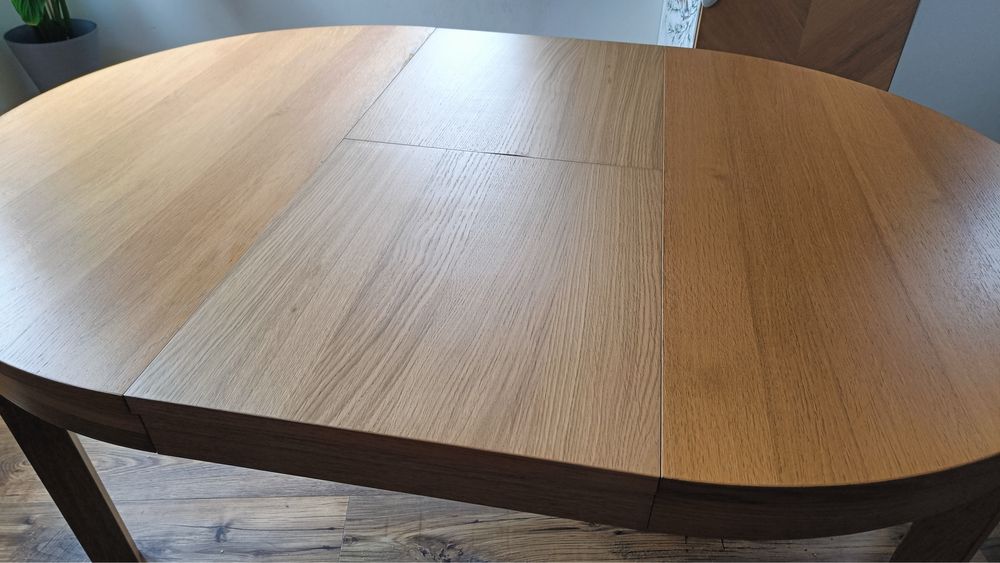 Stół Bjursta Ikea rozkladany okragły