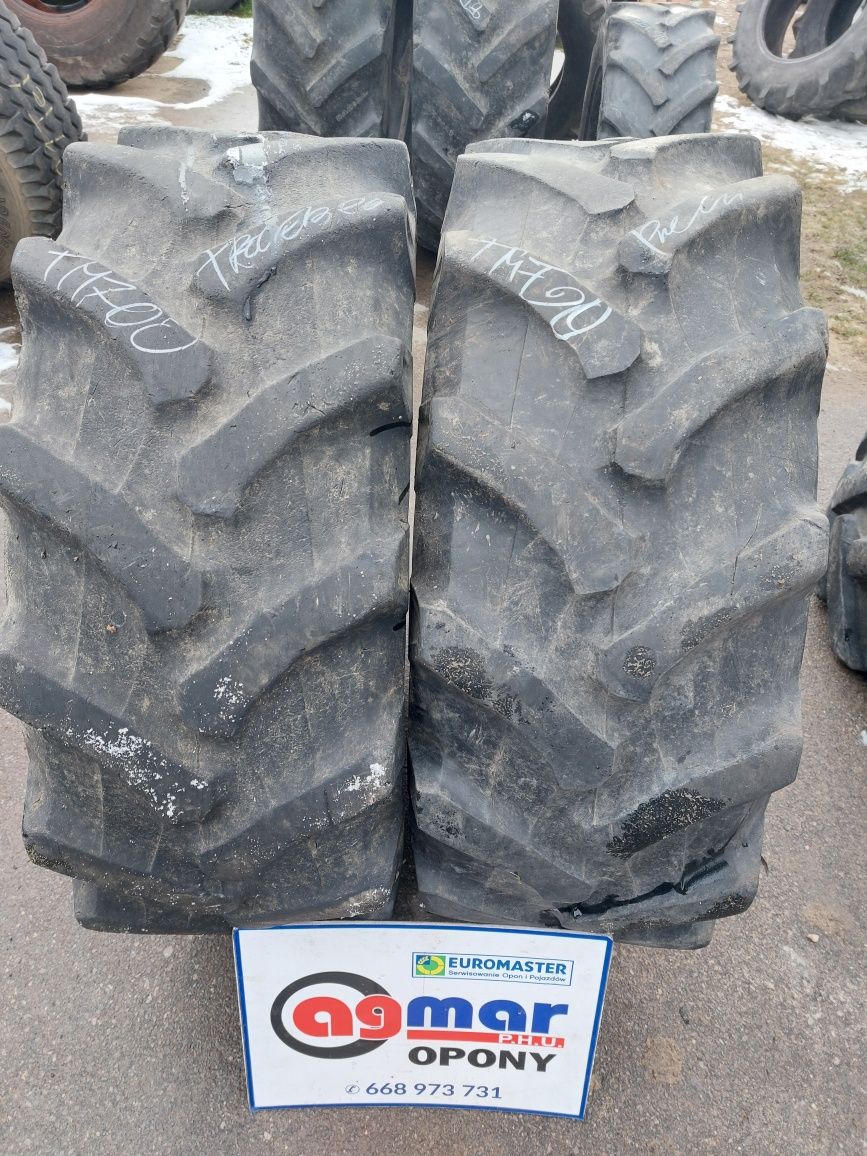 320/70R20 Pirelli Trelleborg opony używane rolnicze para
