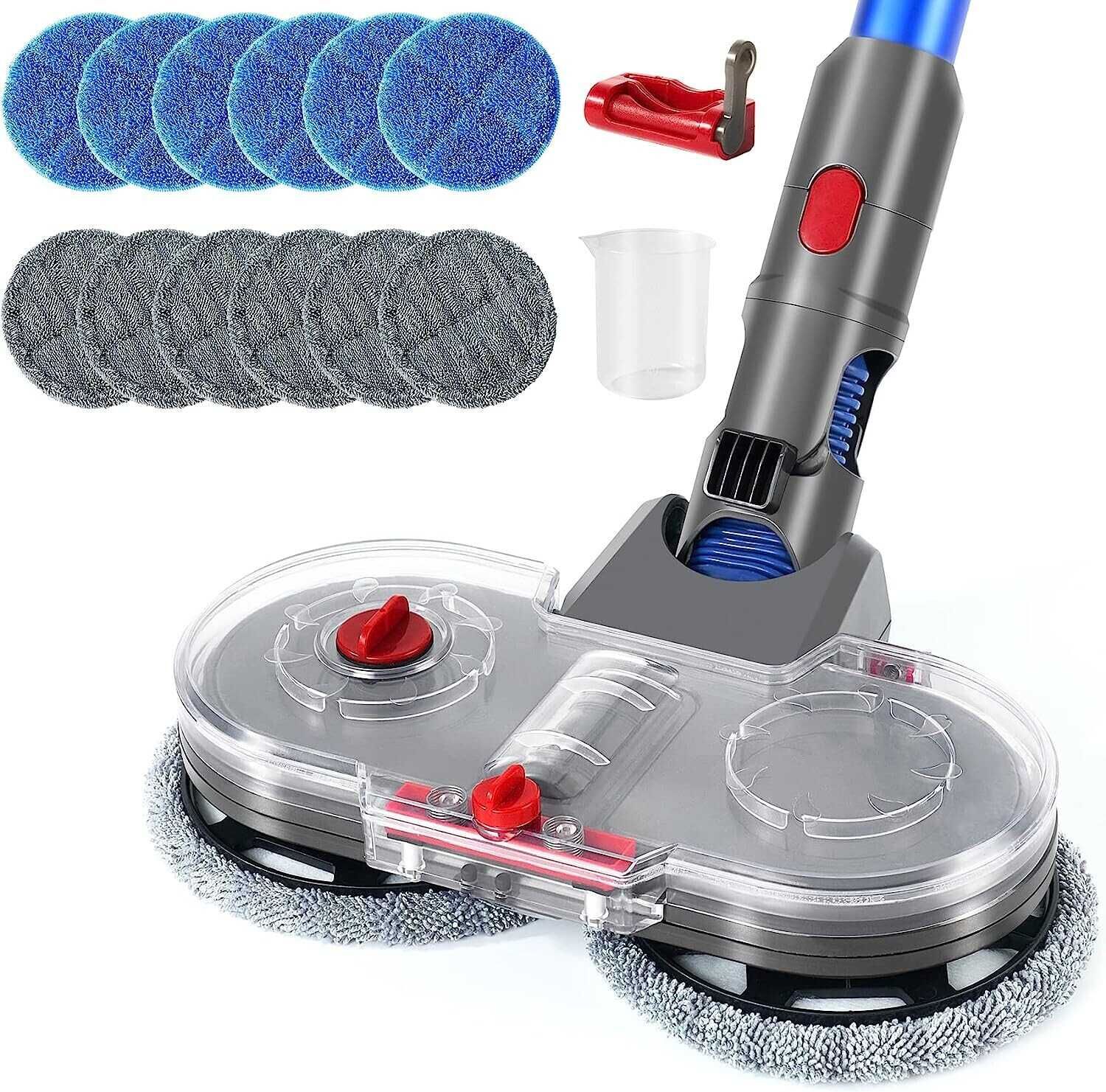 Głowica mop do Dyson V7 V8 V10 V11 V15 + 12 sztuk ściereczek