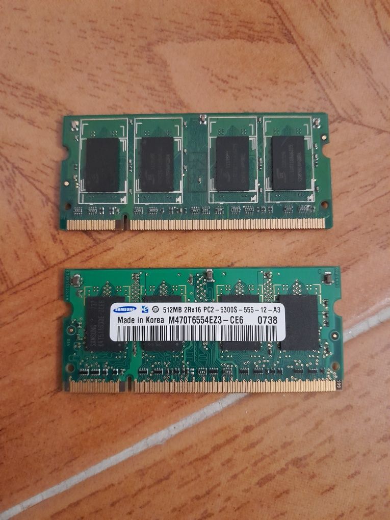 Memoria Ram 512 x2