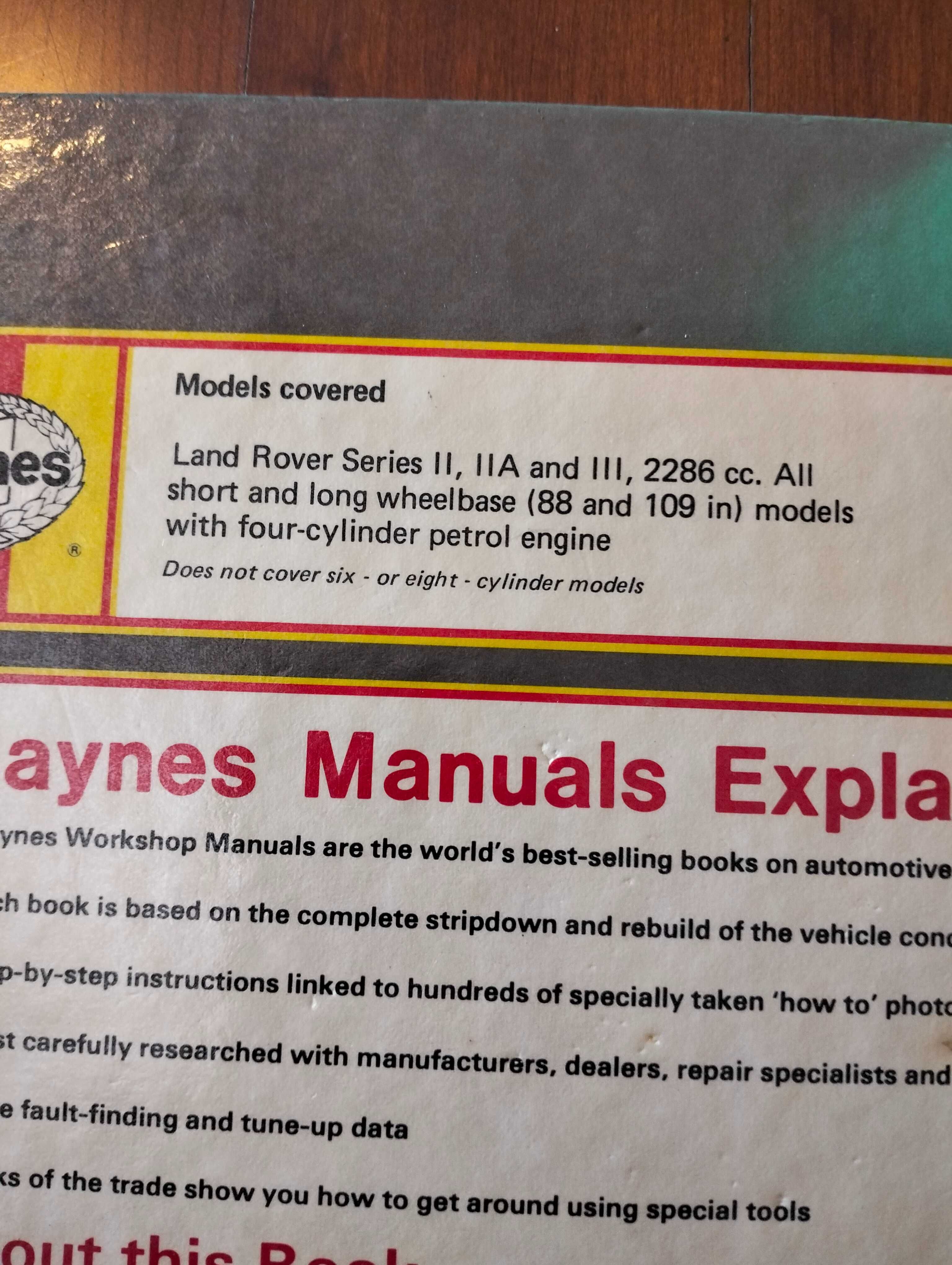 Haynes - Land Rover Serie II , IIA e III