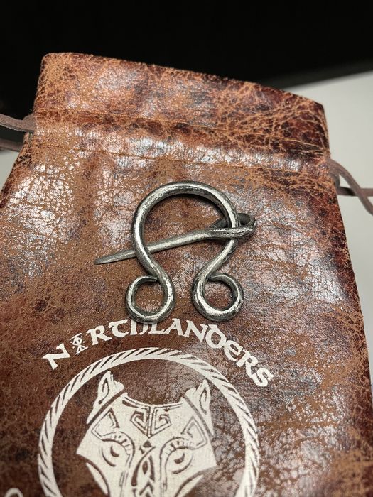 Fibula rzymska zapinka stal hand made