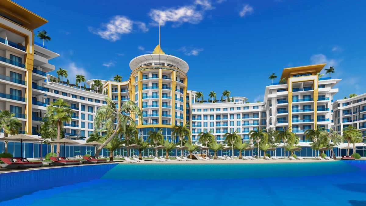 Апартаменты от известного застройщика, район Тюрклер,Алания,Турция