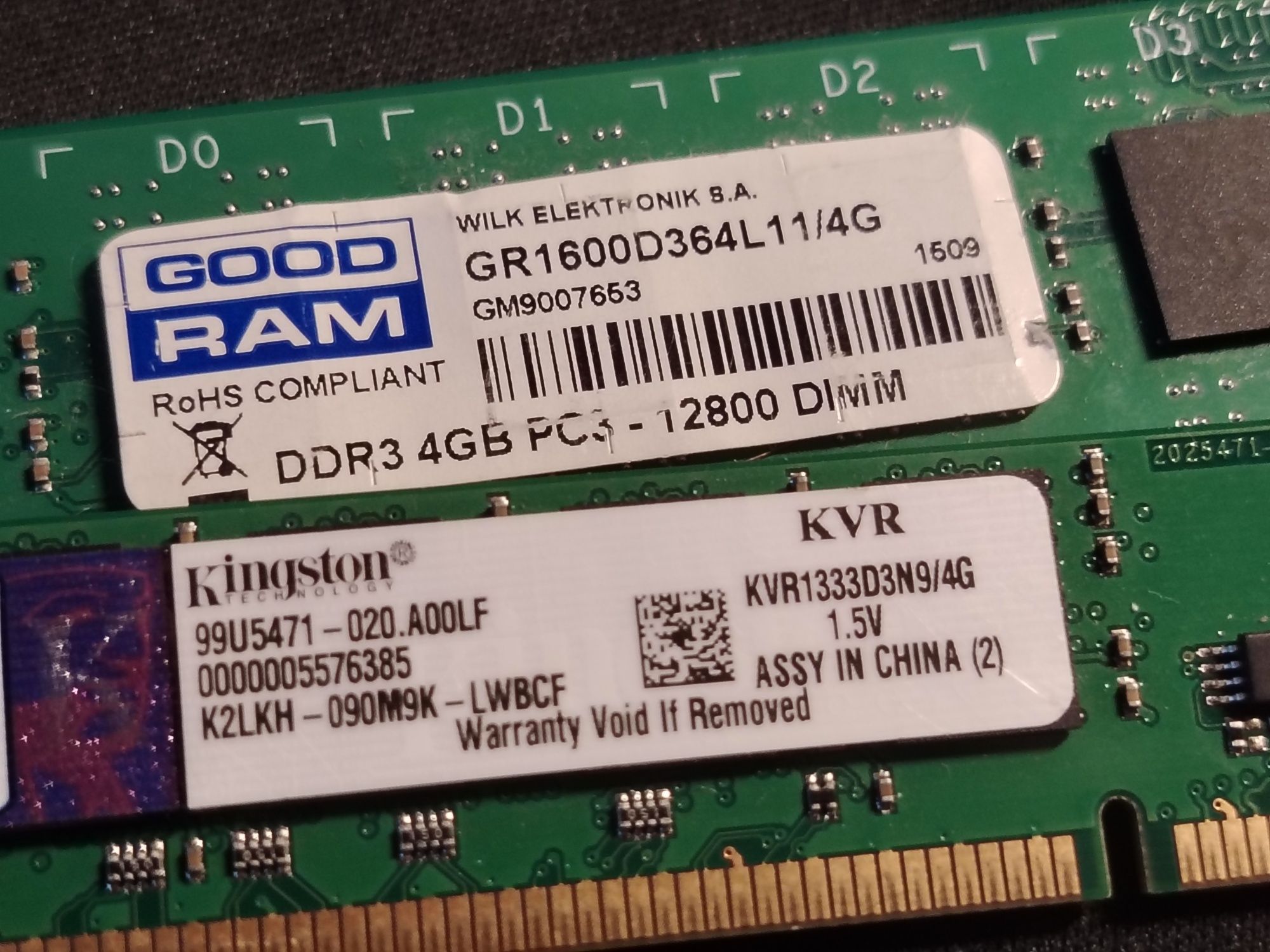 Ram ddr3, Napęd DVD, Zasilacz 300w