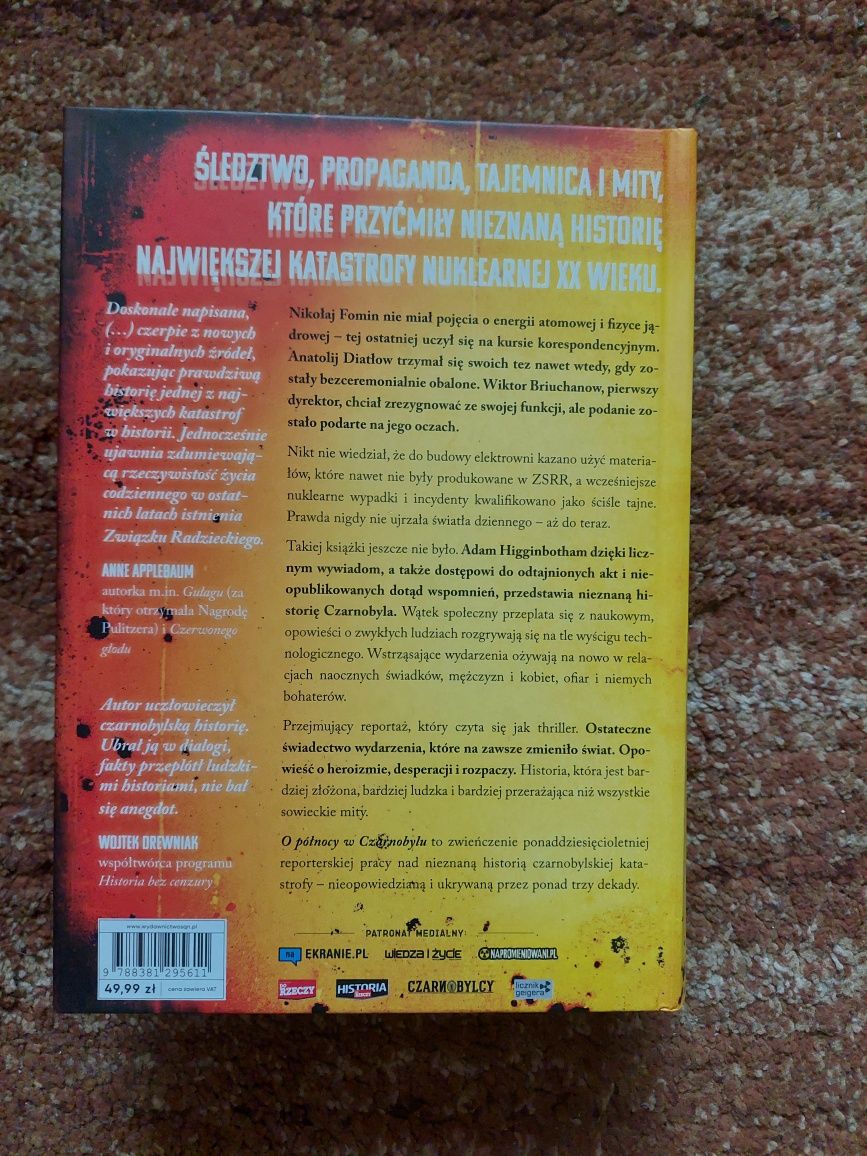 Książka "O północy w Czarnobylu"